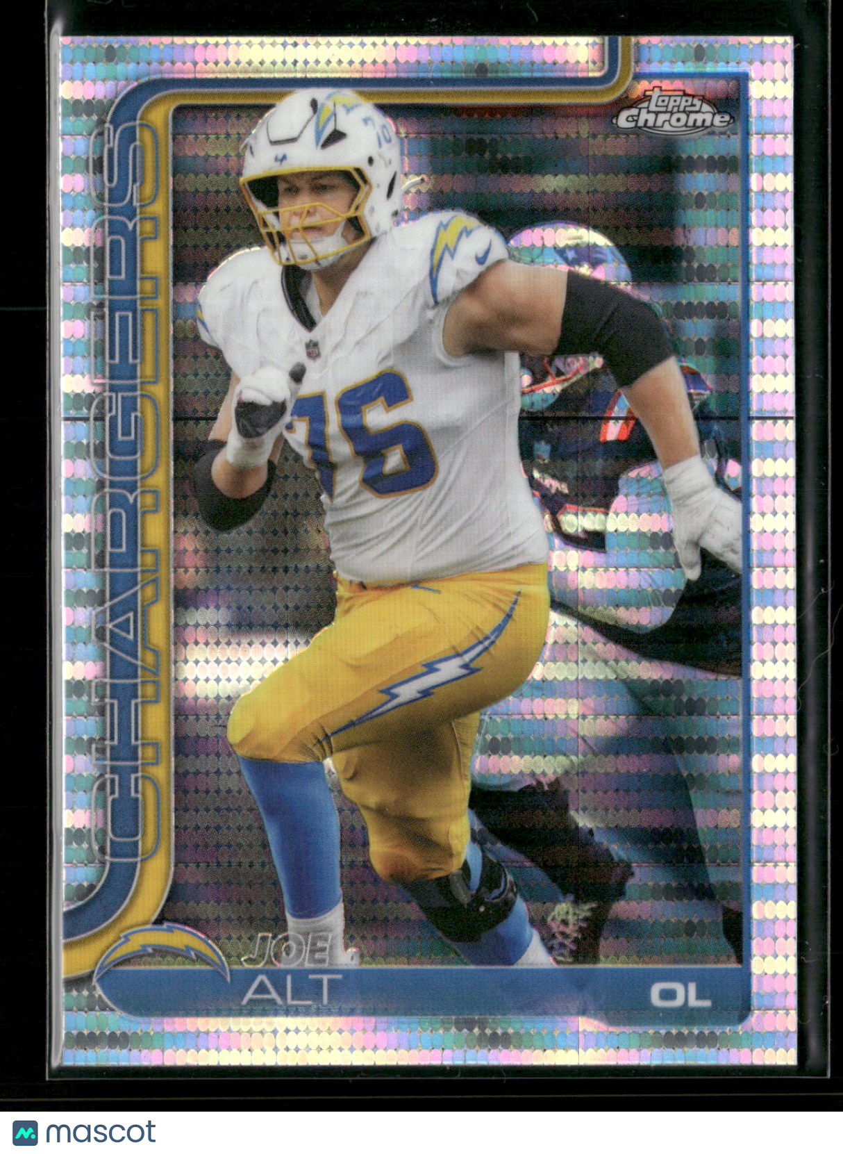 2025 Topps Chrome Football Joe Alt #157 Pulsar Parallel