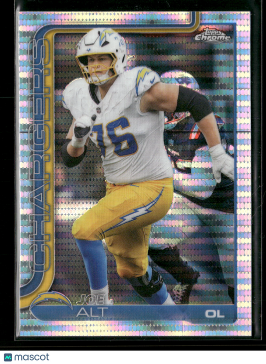 2025 Topps Chrome Football Joe Alt #157 Pulsar Parallel