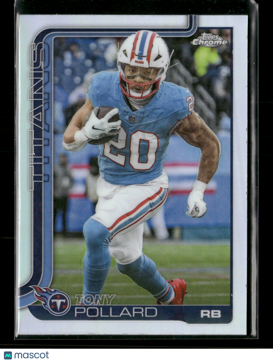 2025 Topps Chrome Football Tony Pollard #290 Refractor