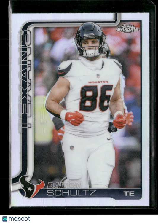 2025 Topps Chrome Football Dalton Schultz #118 Refractor