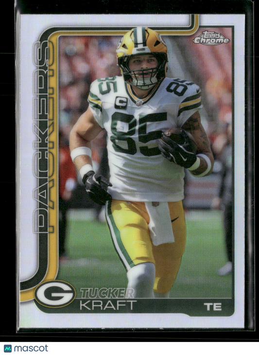 2025 Topps Chrome Football Tucker Kraft #108 Refractor