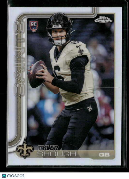 2025 Topps Chrome Football Tyler Shough #398 Refractor RC