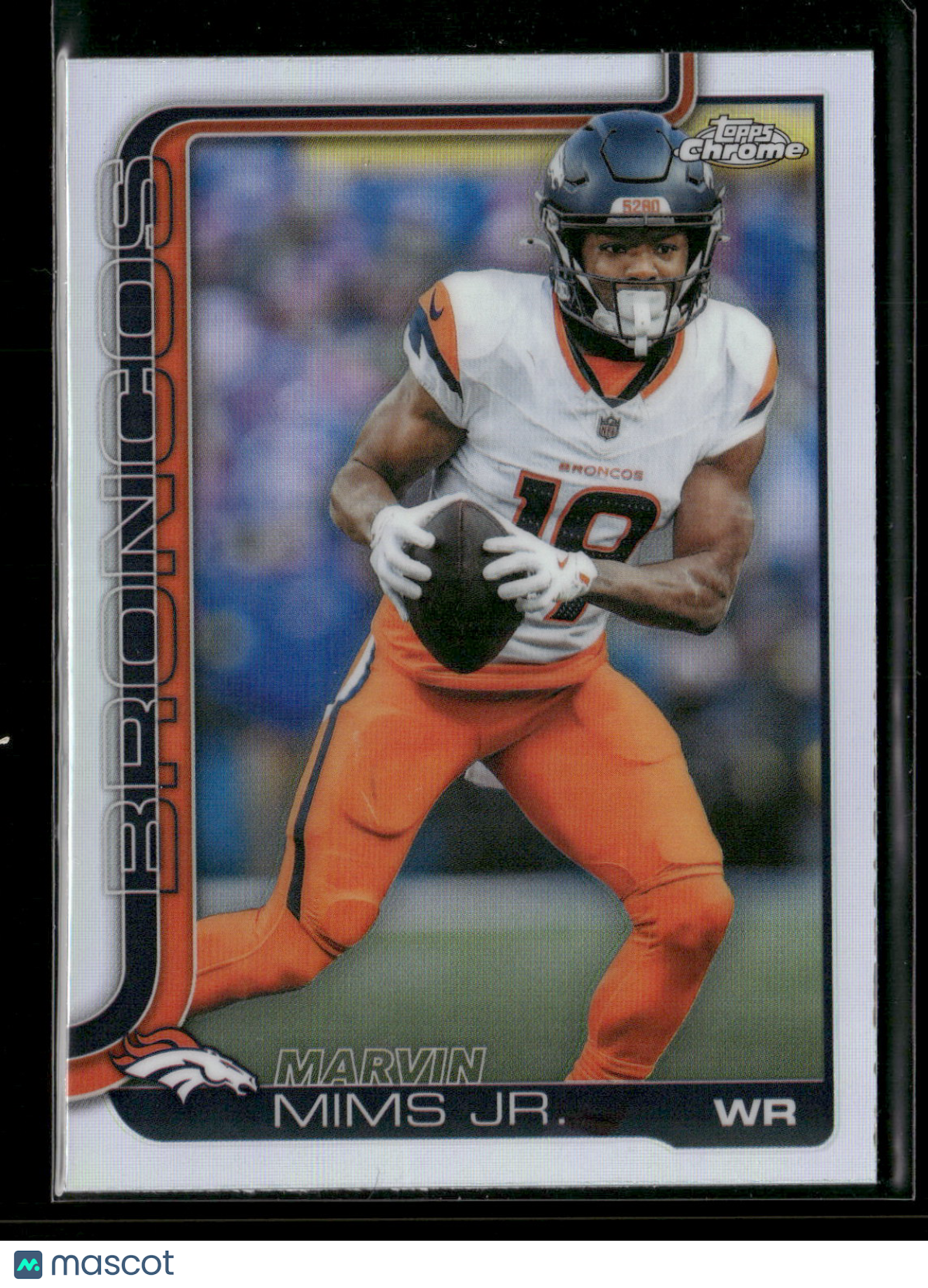 2025 Topps Chrome Football Marvin Mims Jr. #87 Refractor