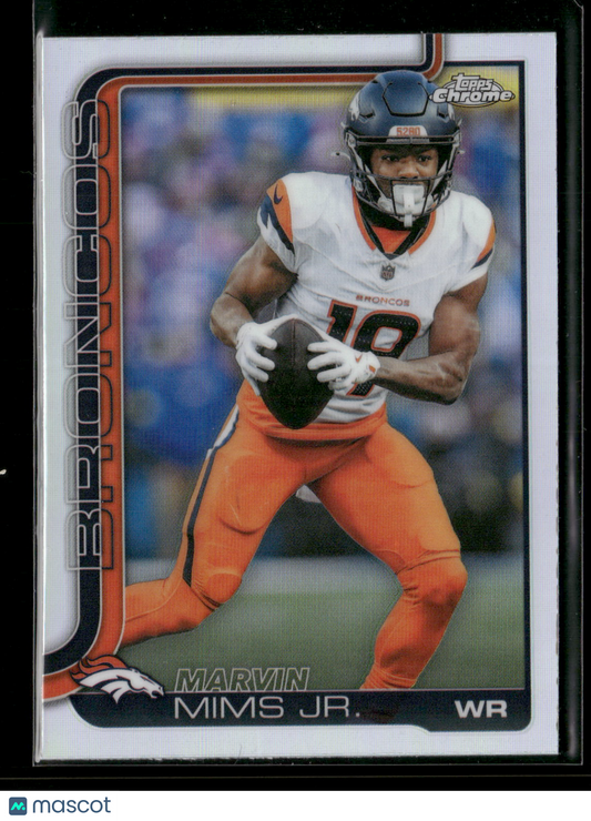 2025 Topps Chrome Football Marvin Mims Jr. #87 Refractor