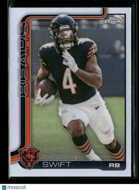 2025 Topps Chrome Football D'Andre Swift #53 Refractor