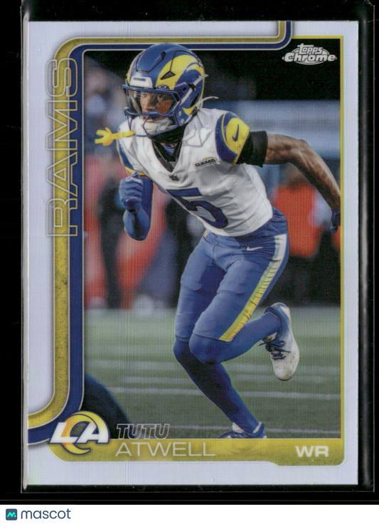 2025 Topps Chrome Football Tutu Atwell #167 Refractor