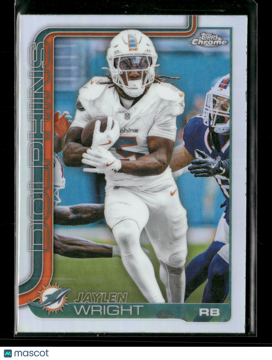 2025 Topps Chrome Football Jaylen Wright #190 Refractor
