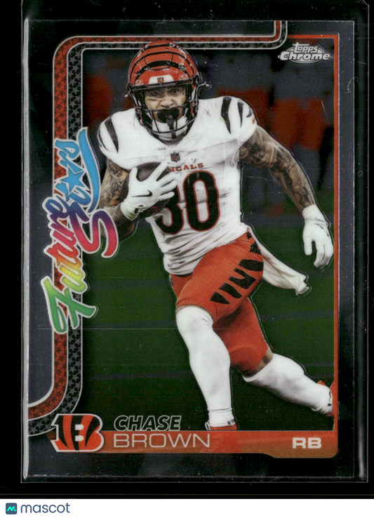 2025 Topps Chrome Football Chase Brown #FS-13 Future Stars