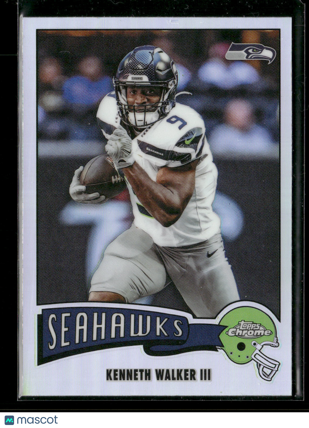 2025 Topps Chrome Football Kenneth Walker III #1975-30 Refractor 1975 Topps
