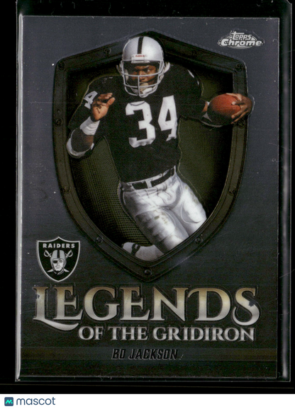 2025 Topps Chrome Football Bo Jackson #LOG-17 Legends of the Gridiron