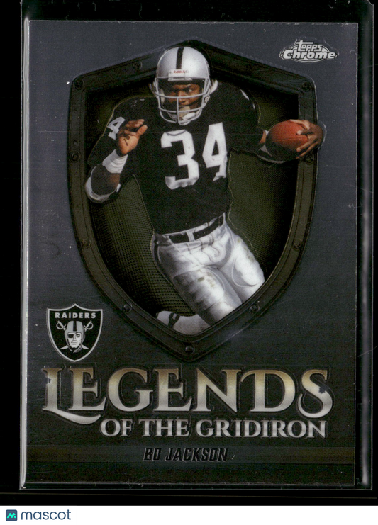 2025 Topps Chrome Football Bo Jackson #LOG-17 Legends of the Gridiron