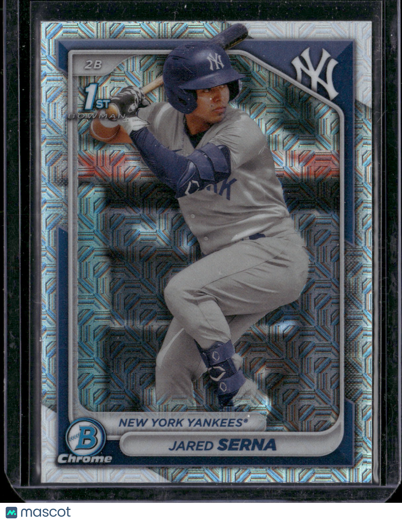 2024 Bowman Chrome Jared Serna #BCP-68 Mega Box Mojo Refractor 1st Bowman