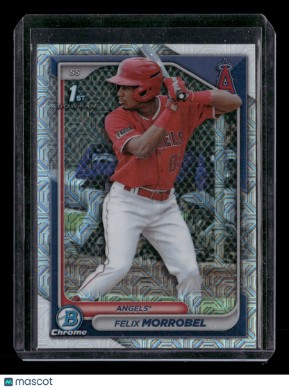 2024 Bowman Chrome Felix Morrobel #BCP-121 Mega Box Mojo Refractor 1st Bowman