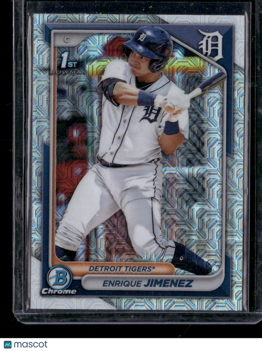 2024 Bowman Chrome Enrique Jimenez #BCP-31 Mega Box Mojo Refractor 1st Bowman