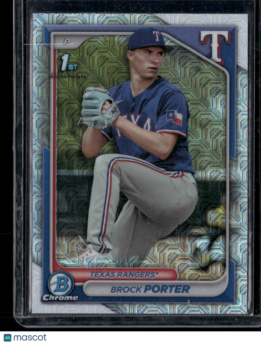2024 Bowman Chrome Brock Porter #BCP-36 Mega Box Mojo Refractor 1st Bowman