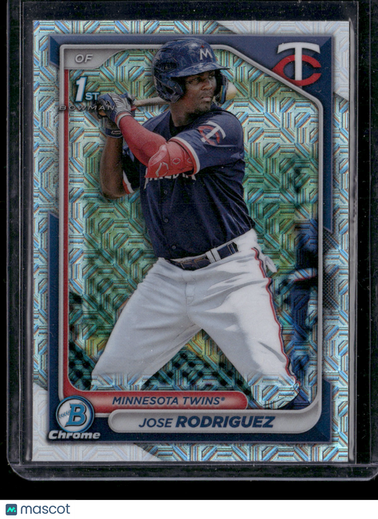 2024 Bowman Chrome Jose Rodriguez #BCP-71 Mega Box Mojo Refractor 1st Bowman