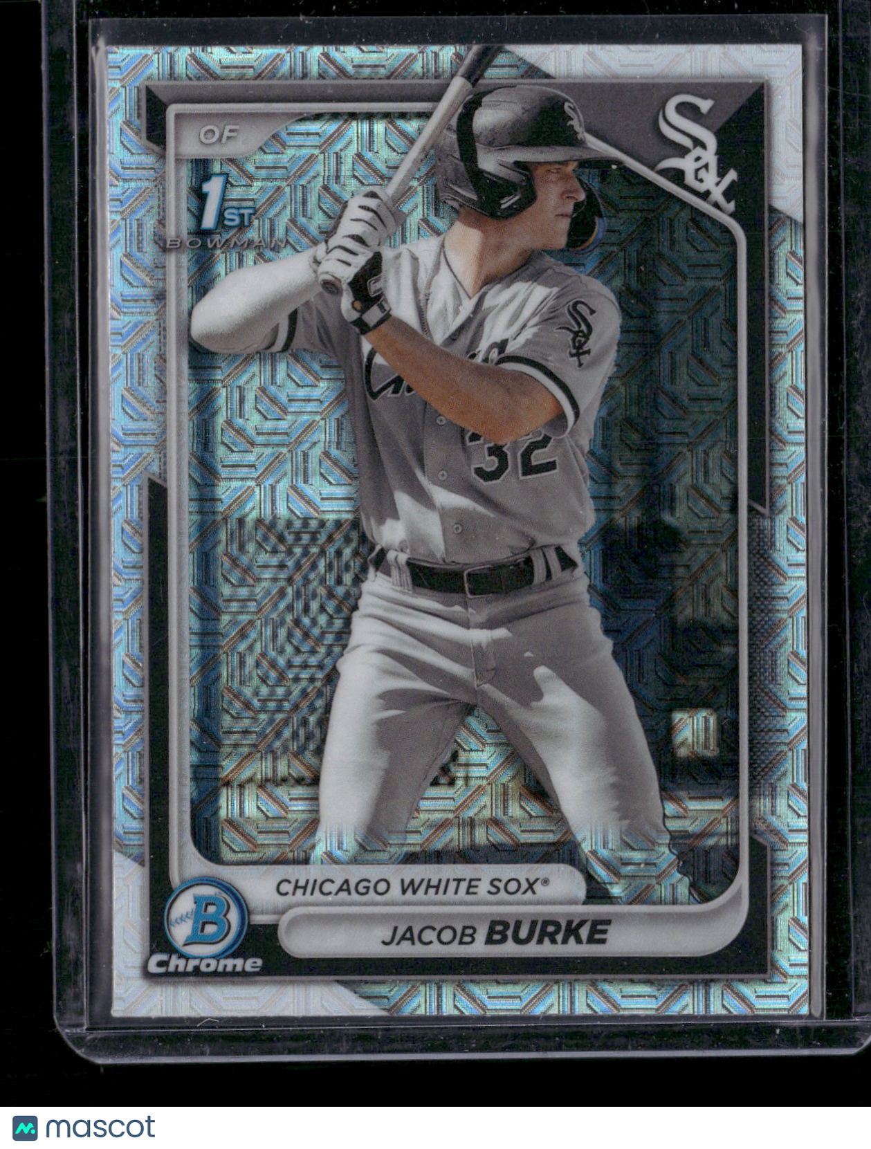 2024 Bowman Chrome Jacob Burke #BCP-116 Mega Box Mojo Refractor 1st Bowman