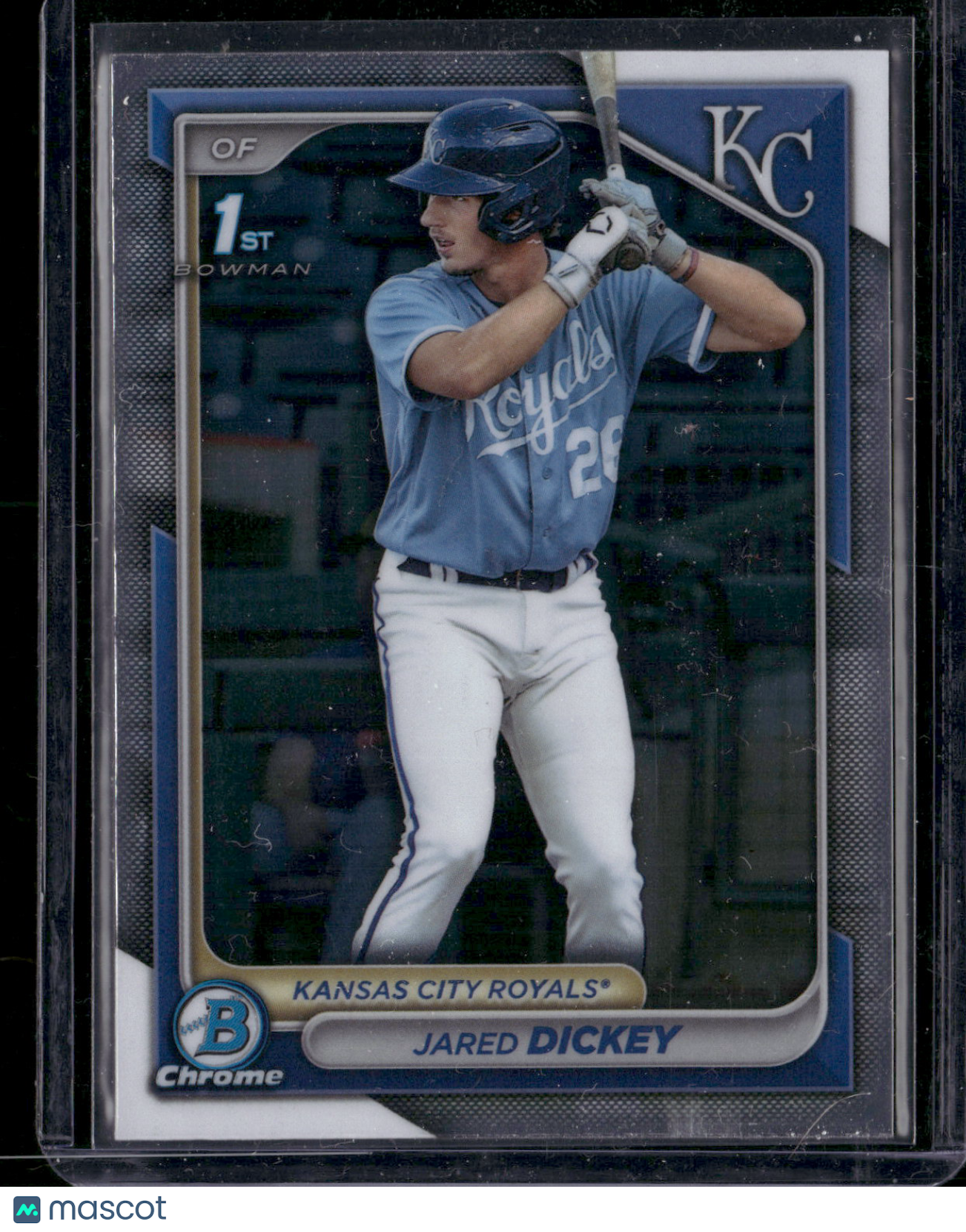 2024 Bowman Chrome Jared Dickey #BCP-19 1st Bowman