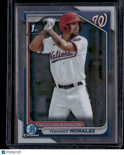 2024 Bowman Chrome Yohandy Morales #BCP-52 1st Bowman
