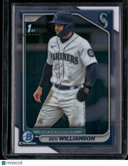 2024 Bowman Chrome Ben Williamson #BCP-67 1st Bowman