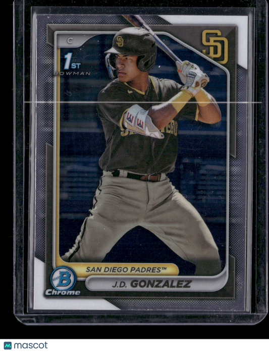 2024 Bowman Chrome J.D. Gonzalez #BCP-111 1st Bowman
