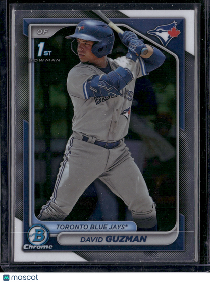 2024 Bowman Chrome David Guzman #BCP-114 1st Bowman