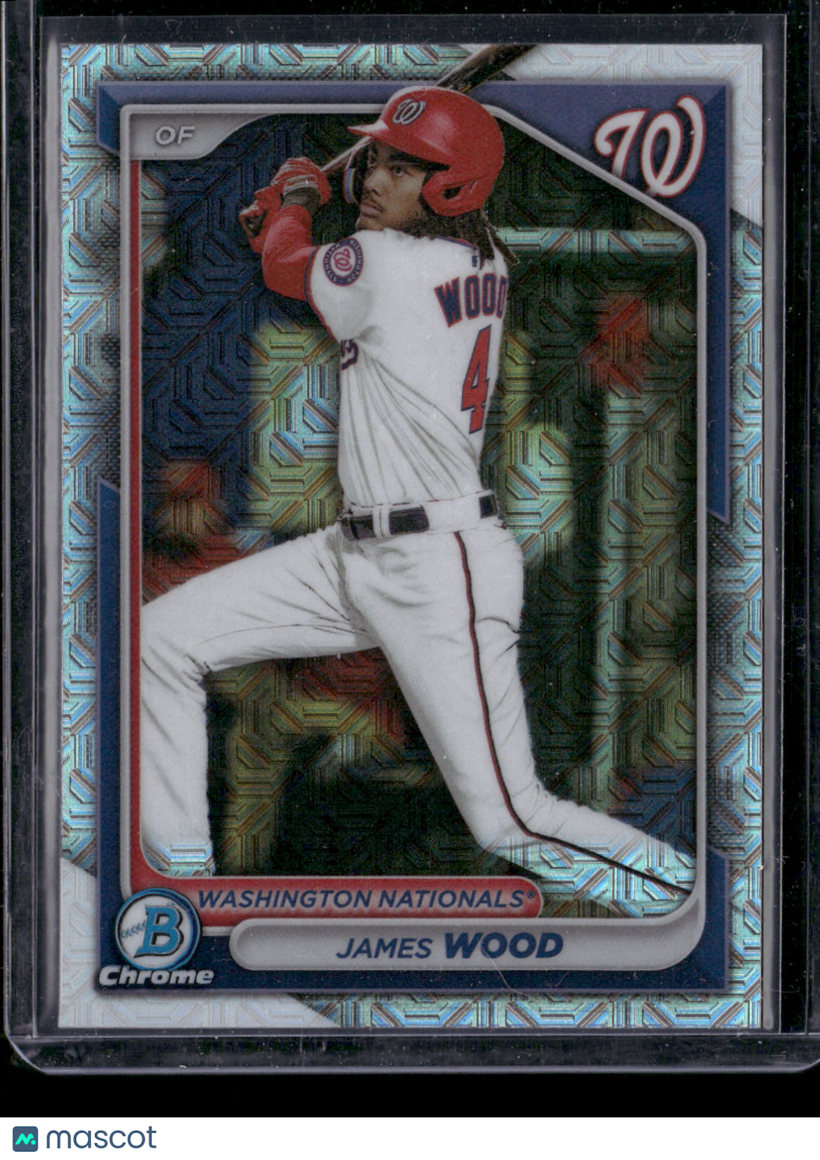 2024 Bowman Chrome James Wood #BCP-91 Mega Box Mojo Refractor