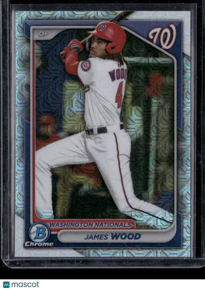 2024 Bowman Chrome James Wood #BCP-91 Mega Box Mojo Refractor