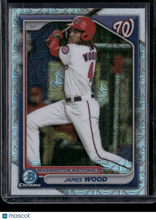 2024 Bowman Chrome James Wood #BCP-91 Mega Box Mojo Refractor