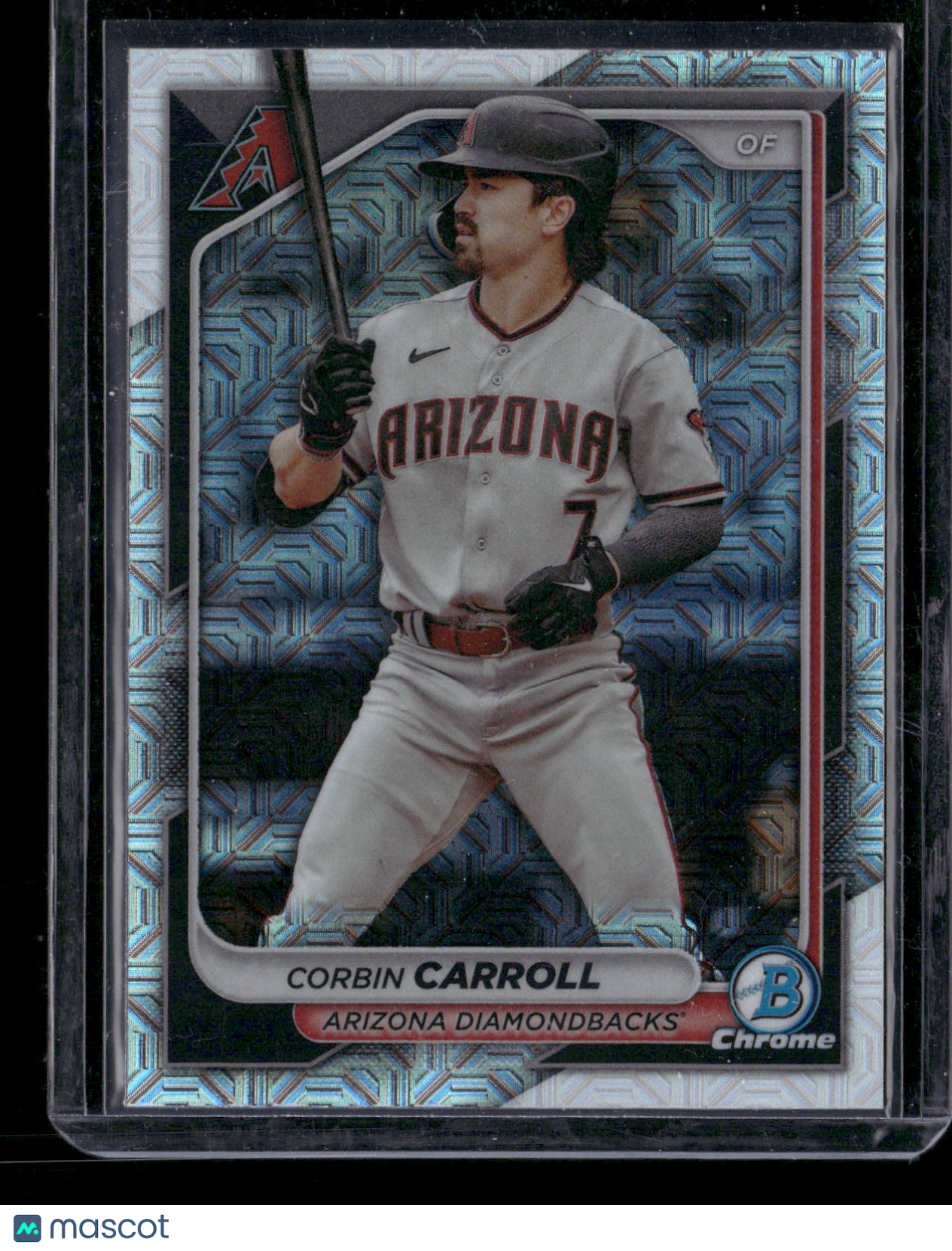 2024 Bowman Chrome Corbin Carroll #25 Mega Box Mojo Refractor