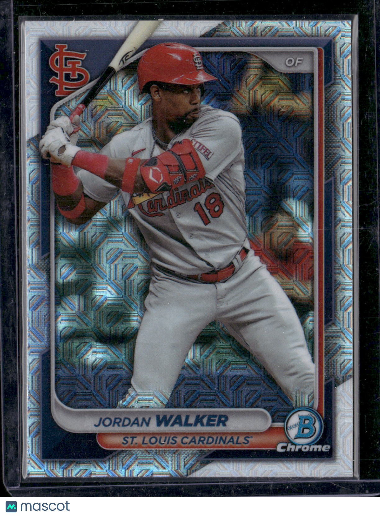 2024 Bowman Chrome Jordan Walker #29 Mega Box Mojo Refractor