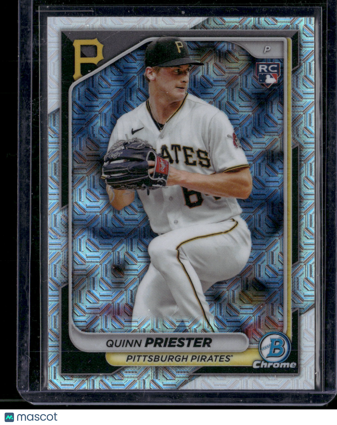 2024 Bowman Chrome Quinn Priester #67 Mega Box Mojo Refractor RC
