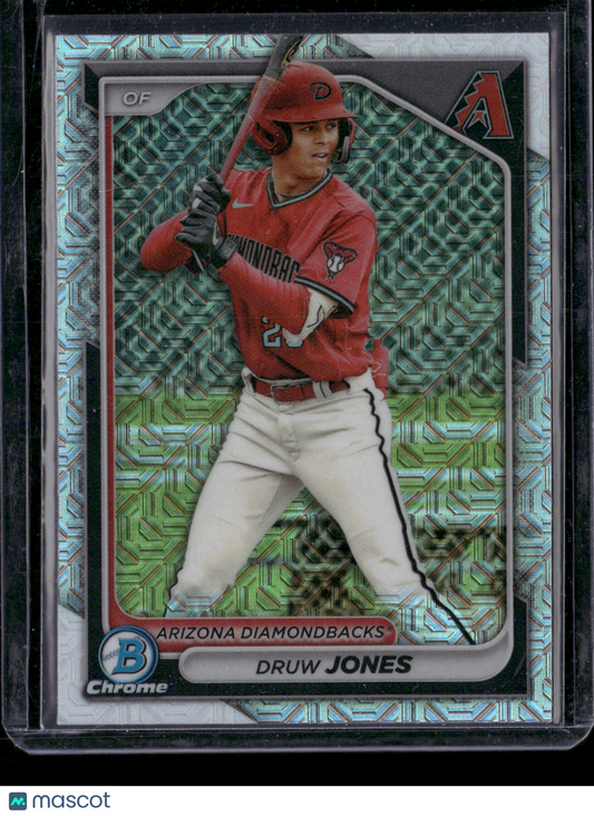 2024 Bowman Chrome Druw Jones #BCP-60 Mega Box Mojo Refractor