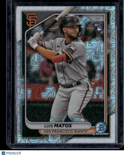 2024 Bowman Chrome Luis Matos #12 Mega Box Mojo Refractor RC