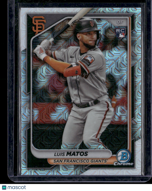 2024 Bowman Chrome Luis Matos #12 Mega Box Mojo Refractor RC
