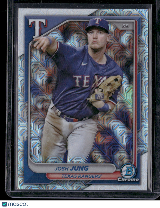 2024 Bowman Chrome Josh Jung #98 Mega Box Mojo Refractor