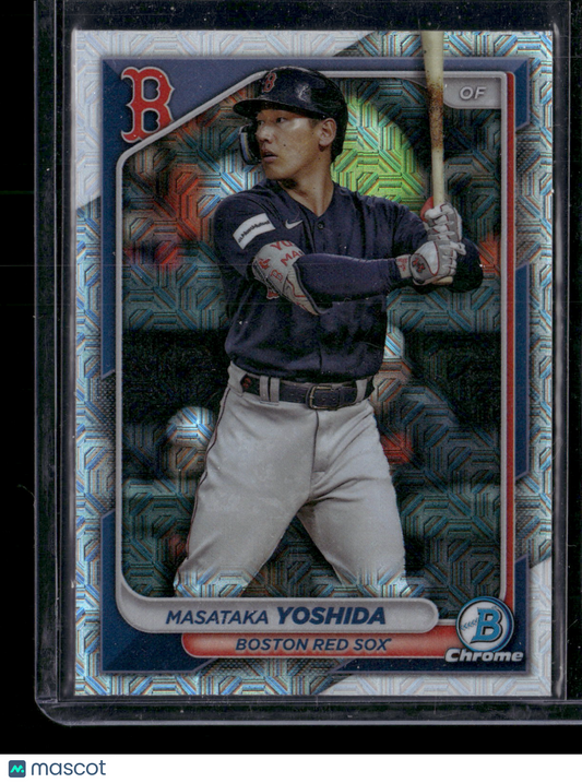 2024 Bowman Chrome Masataka Yoshida #5 Mega Box Mojo Refractor