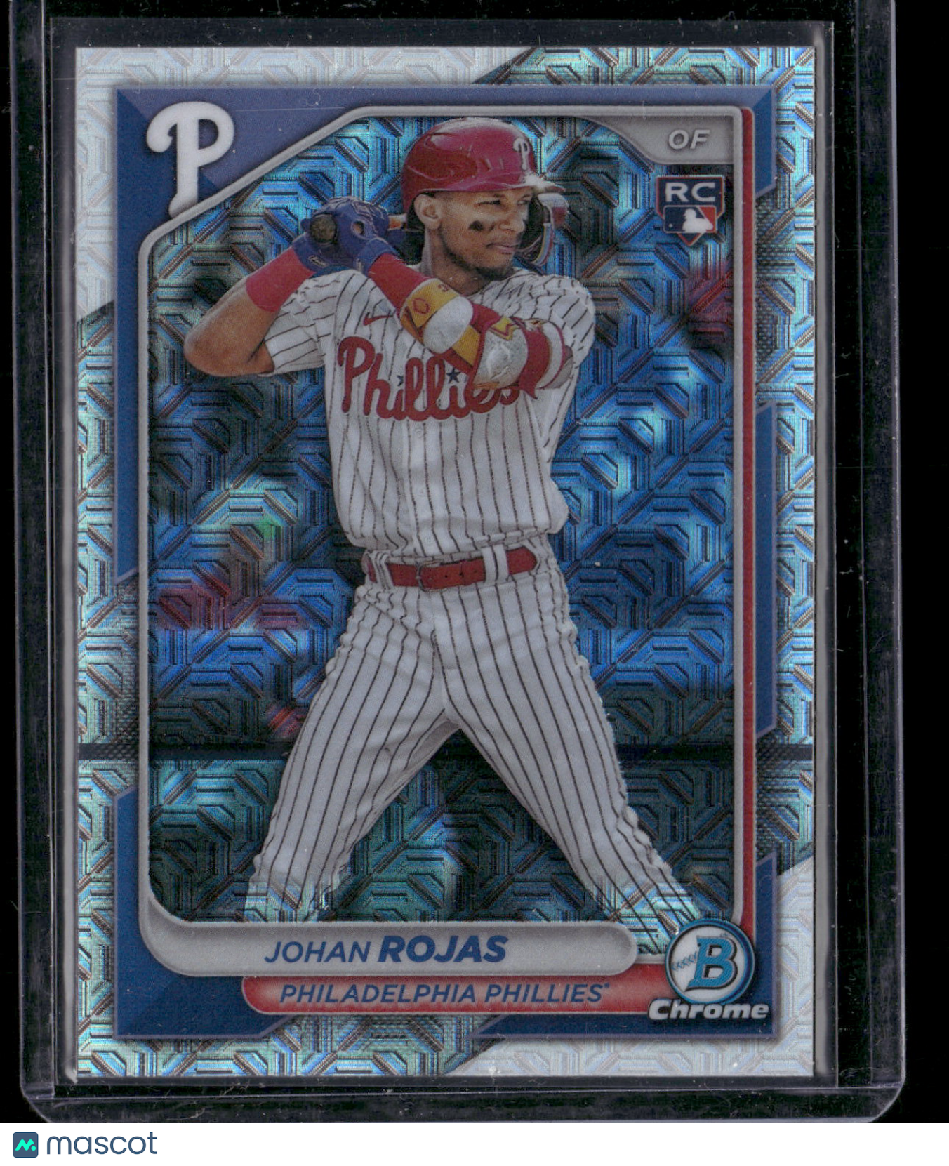 2024 Bowman Chrome Johan Rojas #86 Mega Box Mojo Refractor RC
