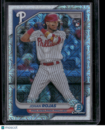 2024 Bowman Chrome Johan Rojas #86 Mega Box Mojo Refractor RC