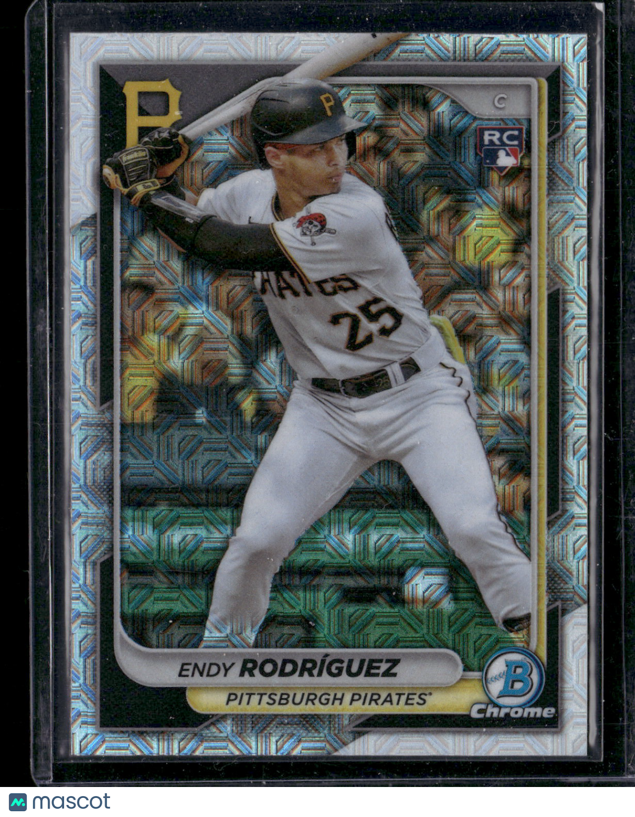 2024 Bowman Chrome Endy Rodríguez #68 Mega Box Mojo Refractor RC