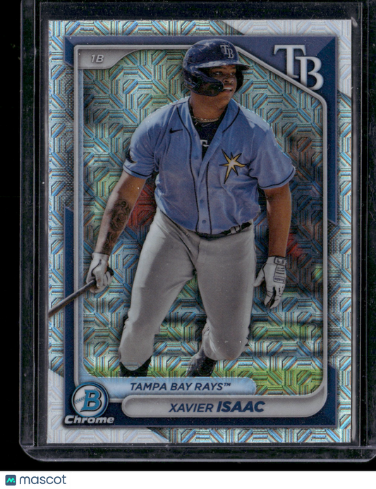 2024 Bowman Chrome Xavier Isaac #BCP-135 Mega Box Mojo Refractor