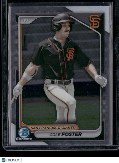 2024 Bowman Chrome Cole Foster #BCP-83