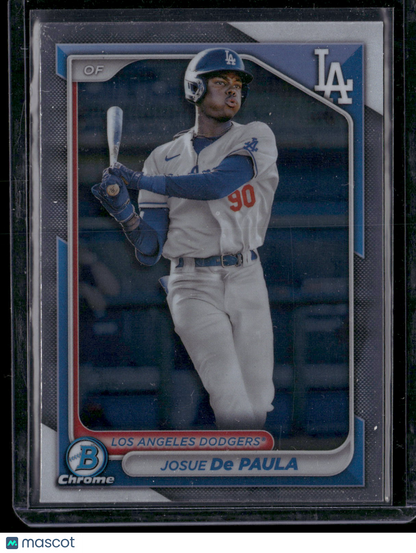 2024 Bowman Chrome Josue De Paula #BCP-12
