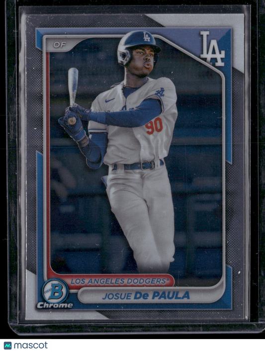 2024 Bowman Chrome Josue De Paula #BCP-12
