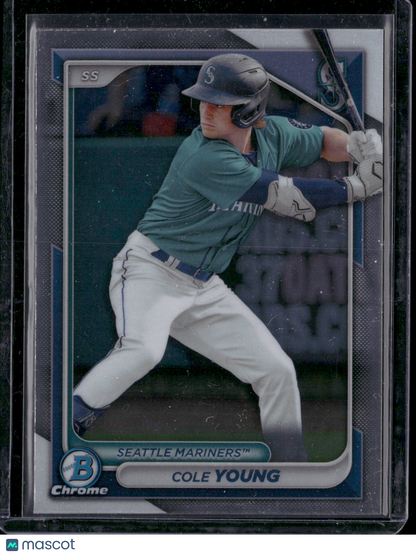 2024 Bowman Chrome Cole Young #BCP-112