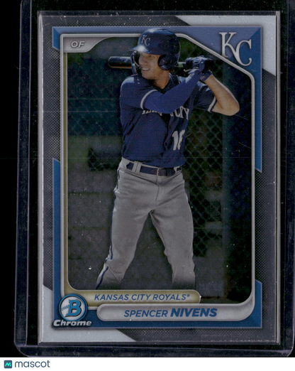 2024 Bowman Chrome Spencer Nivens #BCP-37