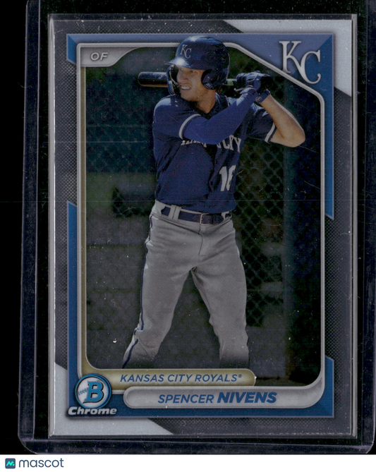 2024 Bowman Chrome Spencer Nivens #BCP-37
