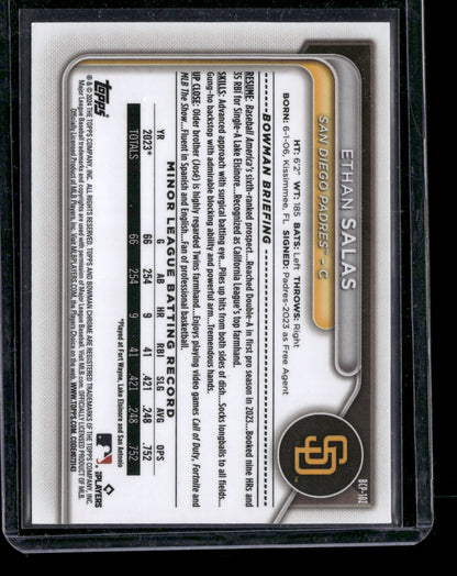 2024 Bowman Chrome Ethan Salas #BCP-102