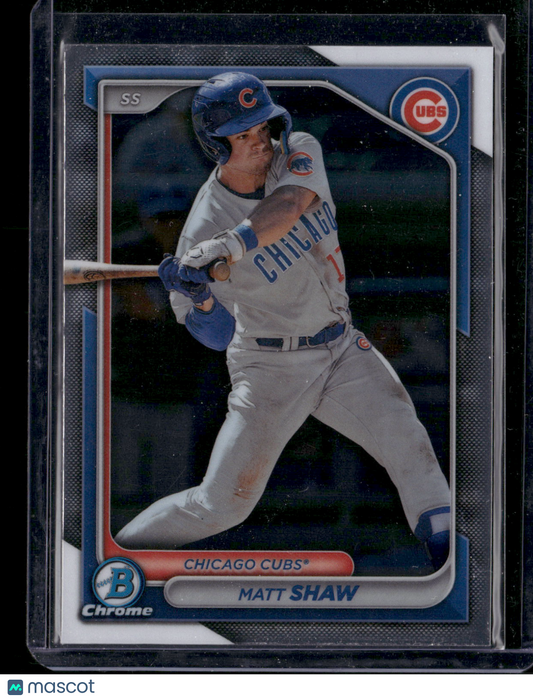 2024 Bowman Chrome Matt Shaw #BCP-30