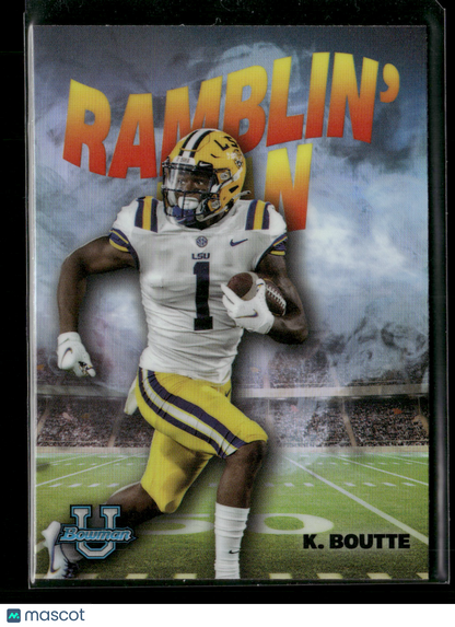 2022 Bowman Chrome University Football Kayshon Boutte #RM-14 Ramblin’ Man